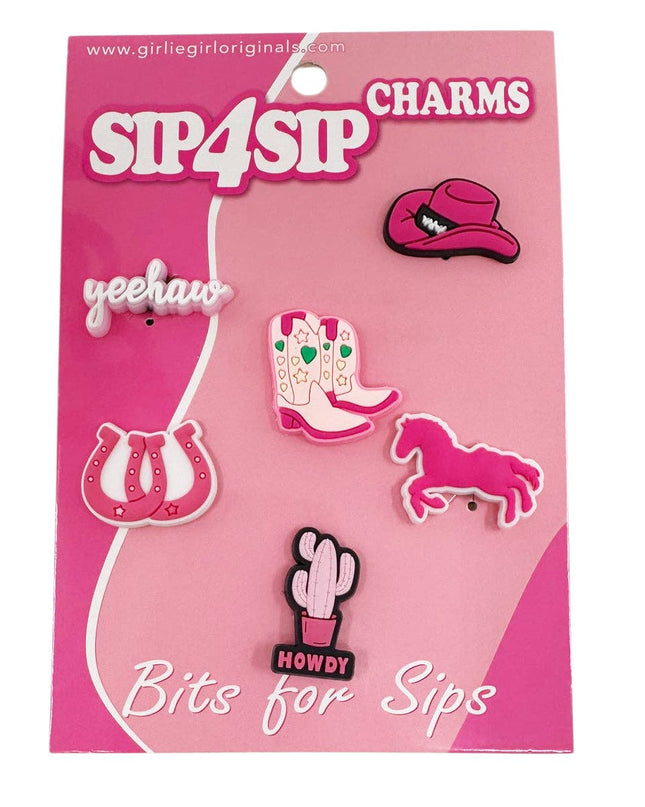 B4S-13 PINK COWGIRL CHARM