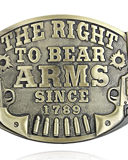 The 2nd Amendment Belt Buckle The Right To Bear Arm 1780