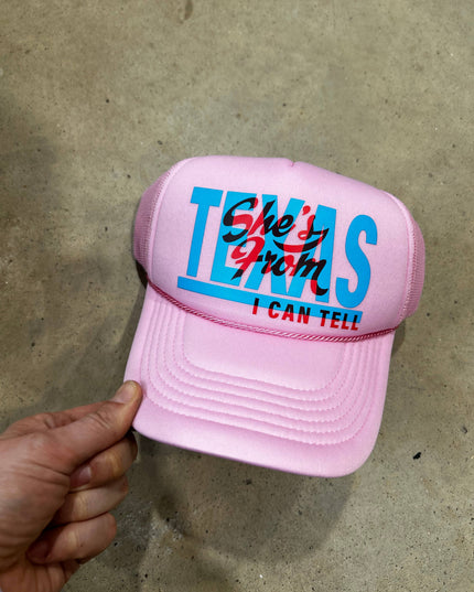 She's From Texas I Can Tell Trucker | Western Hats | Rodeo