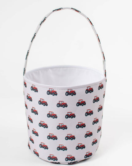 Red Tractor Easter Basket