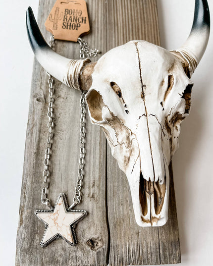Punchy Star Necklace Western Pendant Necklace