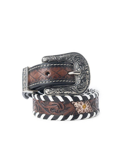 Wildrose Canyon Leather Kids' Belt in Bourbon Brown