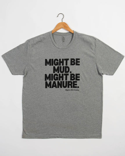 Western Graphic 'Mud or Manure Grey' Essentials Tee
