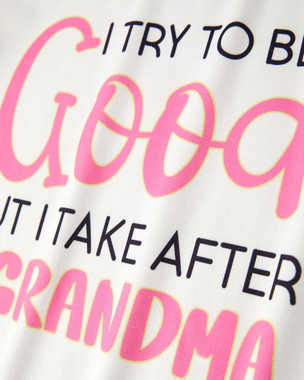 Letter daddy's girl Check Bow Floral Print Girls Set