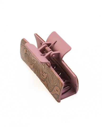 High Vista Hair Comb Clip In Peach and Brown