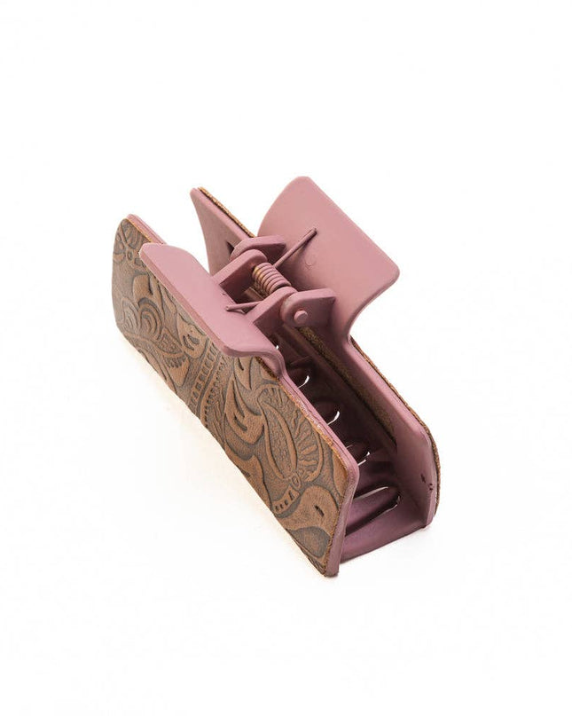 High Vista Hair Comb Clip In Peach and Brown
