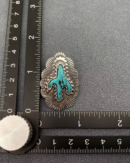 Western Style Cactus Turquoise Vintage Post Earrings - WJ