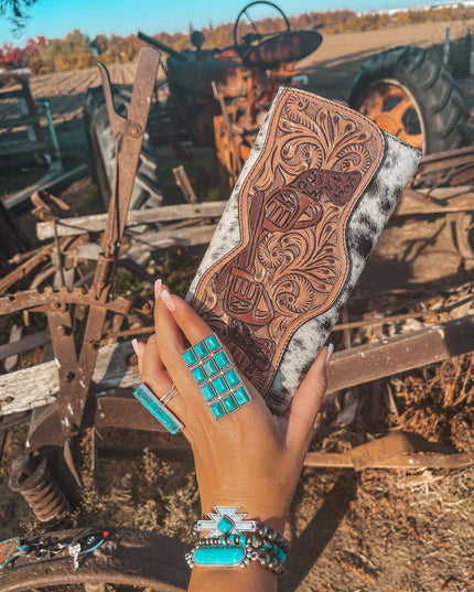 The Smoking Gun Cowhide Wallet a Haute Southern Hyde