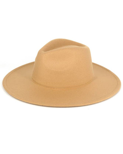 Solid Plain Panama Hat