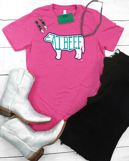 Womens Eat Beef Tee