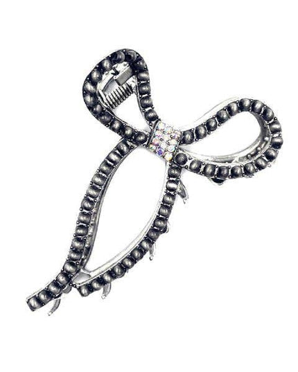 Western Navajo Pearl Ribbon Hair Claw