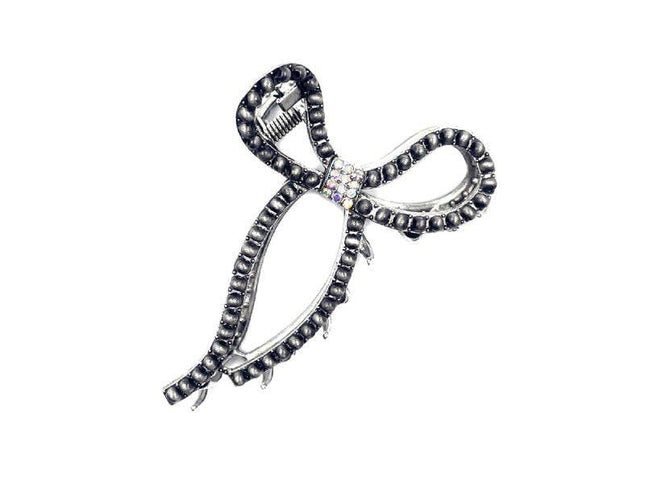 Western Navajo Pearl Ribbon Hair Claw