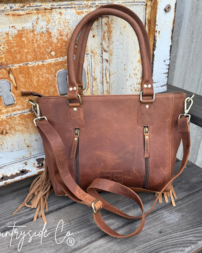 Conway Cowhide Purse