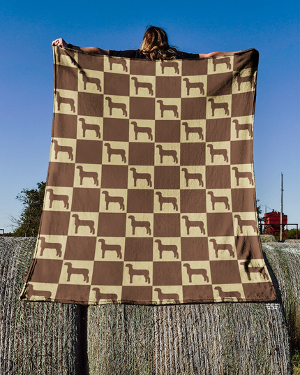 Checked Show Animal Blanket