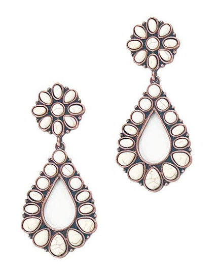 Cream Flower with Hoops