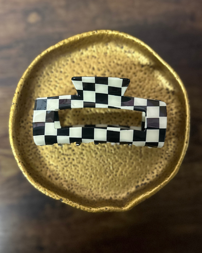 Checked Funky Frontier - Black & White