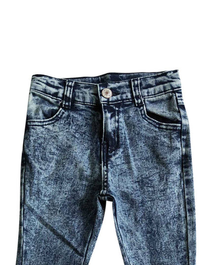 Baby girls navy fashion bell pants denim jeans