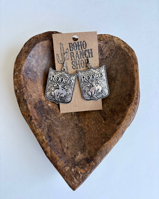 Western RODEO Pendant Dangle Earrings