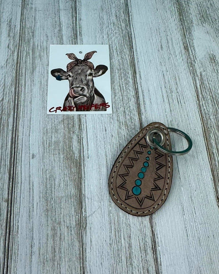 Small Tooled Keychain