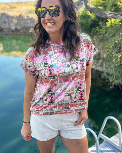Glitter and Grit Top
