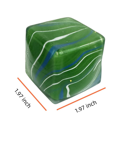 COLORFUL MARBLE SQUISHY CUBE STRESS RELIEF TOY