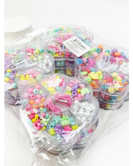 DIY Bracelet Making Pearl Color Mix Beads Set