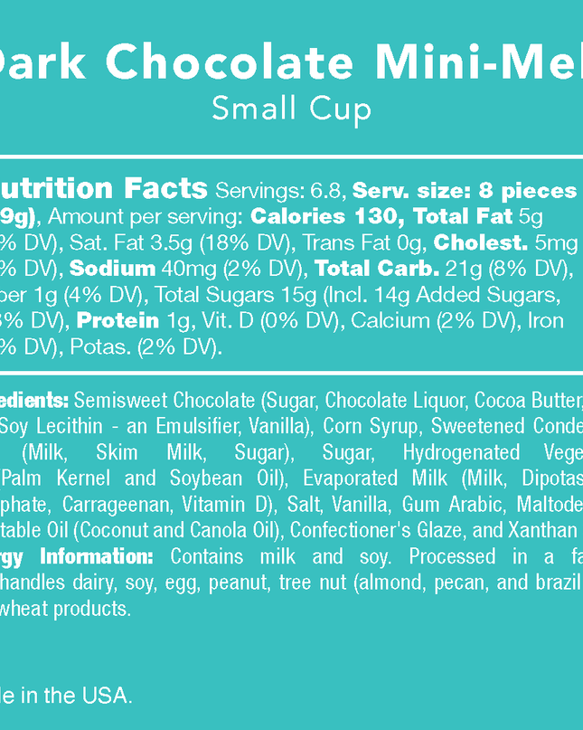 Dark Chocolate Mini-Mels