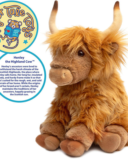 Henley The Highland Cow | 14 Inch Stuffed Animal Plush
