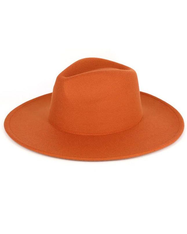 Solid Plain Panama Hat