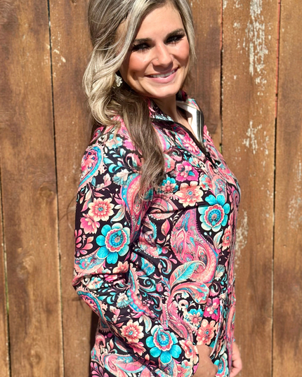 Midnight Bloom Pullover