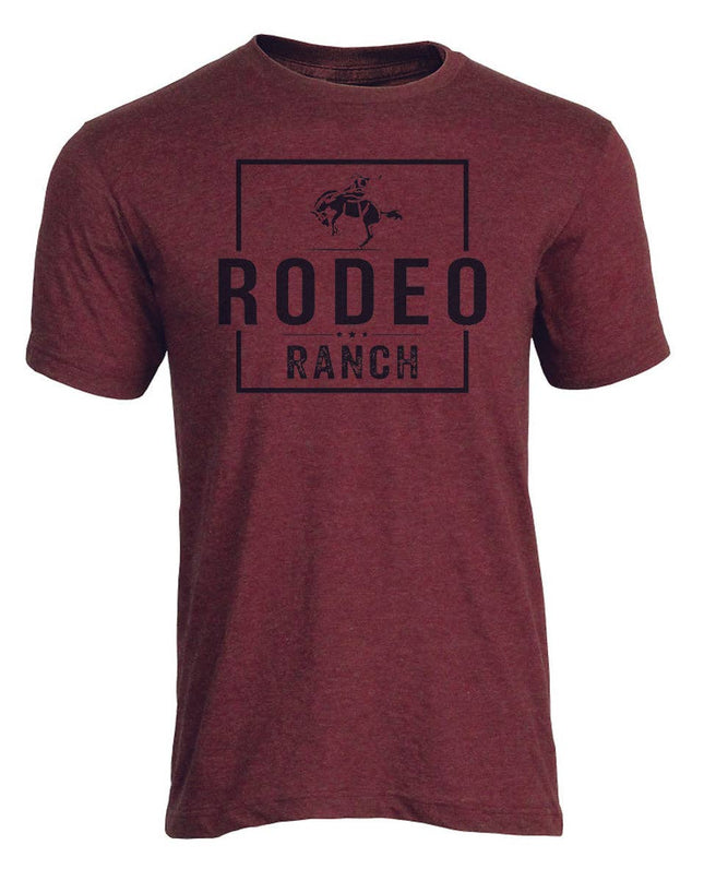 Rodeo Ranch Bucker Shirt - Heather Maroon