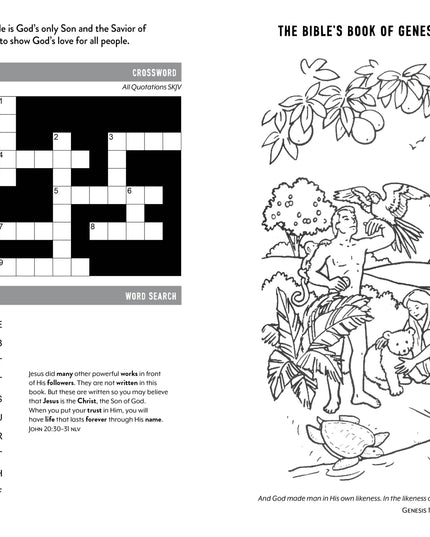 Know Your Bible Activity Book for Kids
