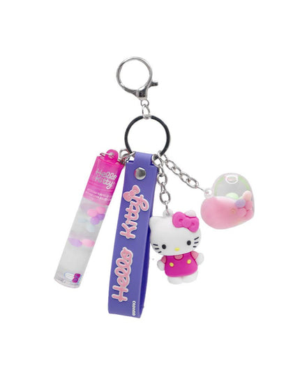 UPD HK1460SA Hello Kitty Lip Roller Keychain with Charms