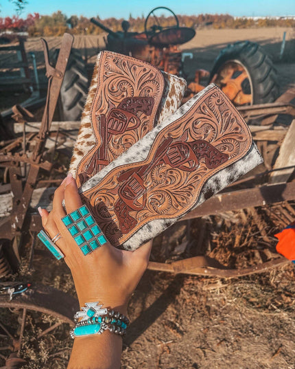 The Smoking Gun Cowhide Wallet a Haute Southern Hyde