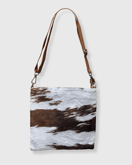 Cowhide Faux Hip Bag