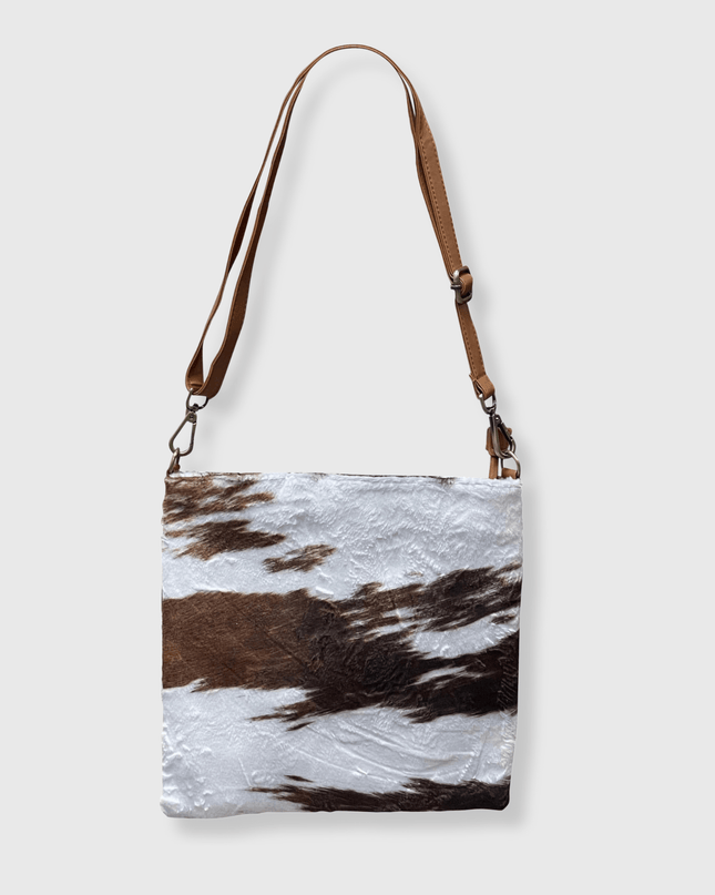 Cowhide Faux Hip Bag