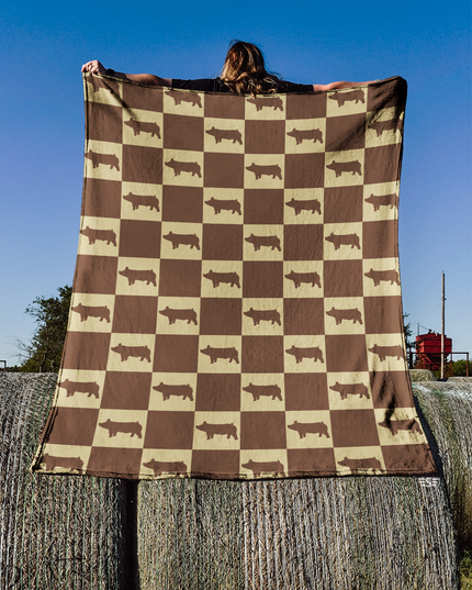 Checked Show Animal Blanket