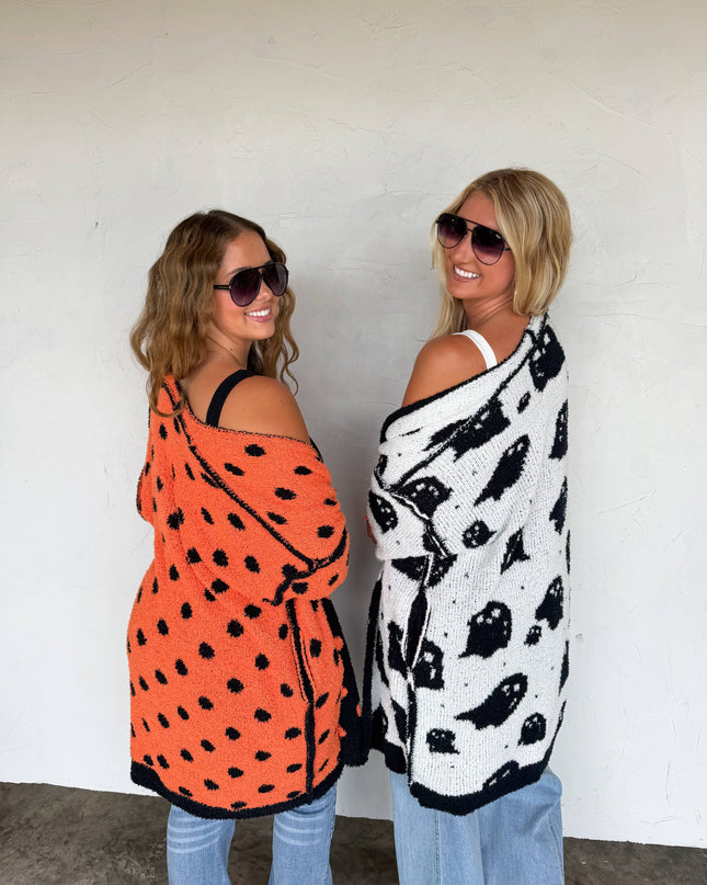PREORDER- BOO CREW REVERSIBLE CLOUD CARDIGAN