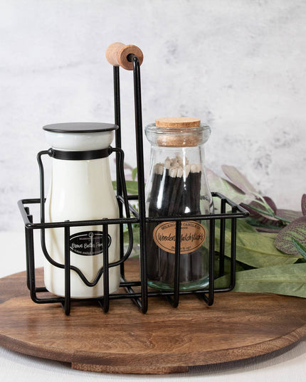Milkbottle of Matches by Milkhouse Candle Co