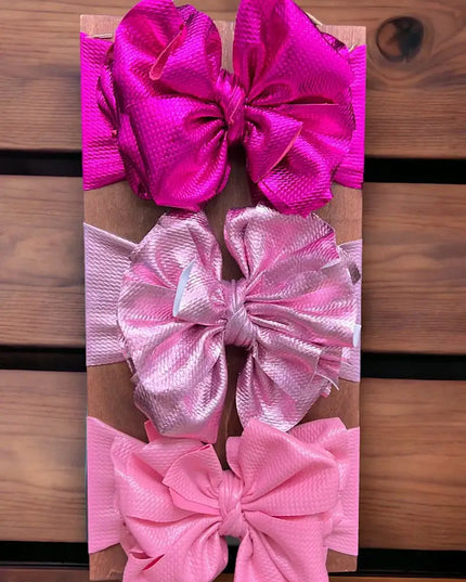 Metallic & Matte Faux Tassel Printed Fashion Headband