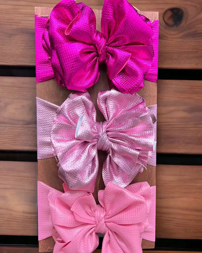 Metallic & Matte Faux Tassel Printed Fashion Headband