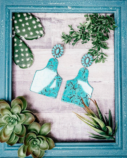Stockyards Starlight Tag Earring