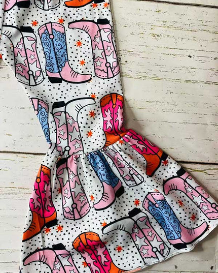 Western girls clothing sets & Let's Be Cowgirls XCH0666-33H