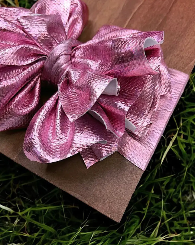 Metallic & Matte Faux Tassel Printed Fashion Headband