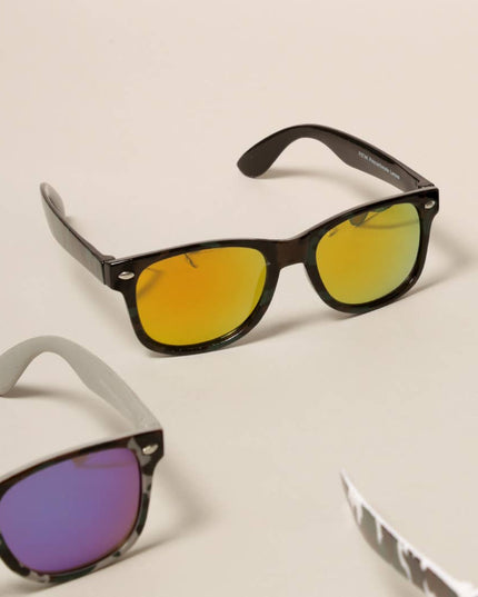 Kids Trendy Camo Pattern Sunglasses