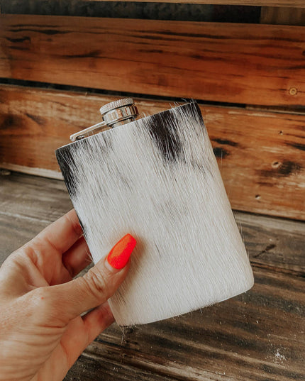 Cowhide Flask Stainless Steel Men & Women Gift