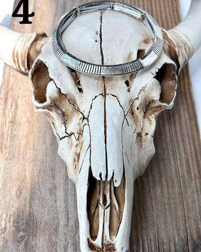 Western Style Aztec Pattern Stretch Bracelet