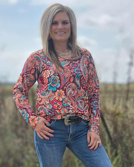 Paisley On The Plains Top