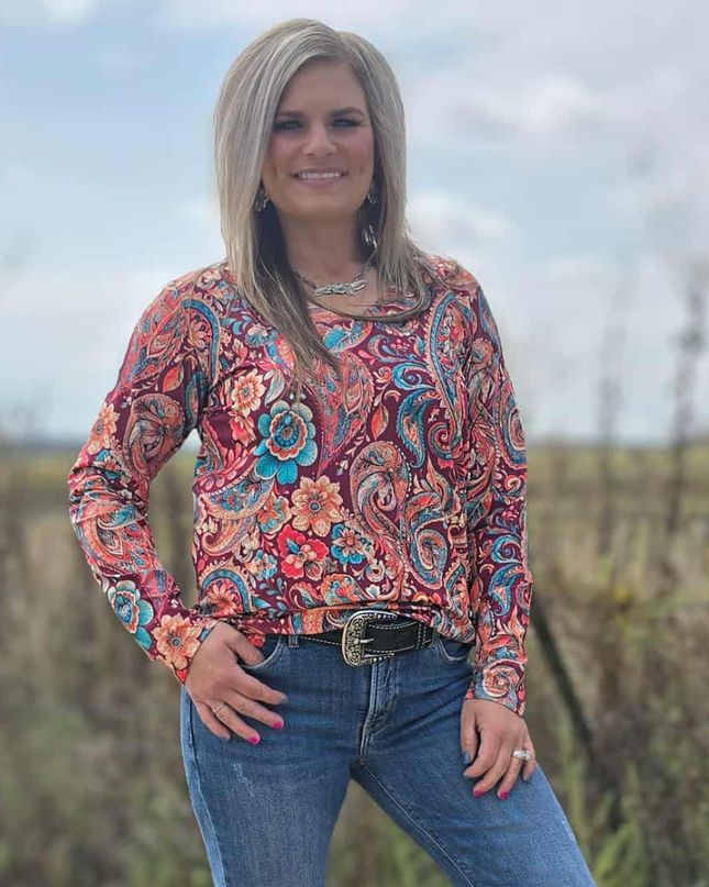 Paisley On The Plains Top