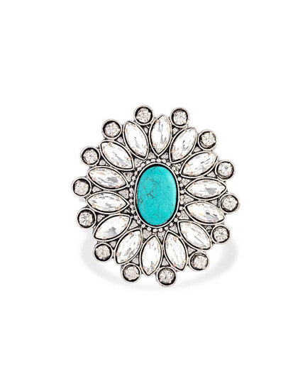 Jeweled Prairie Flower Bracelet